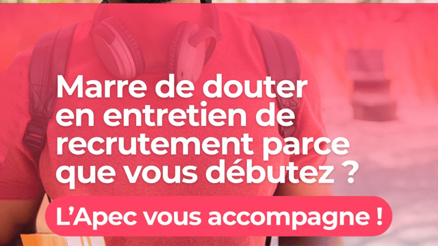 :briefcase: Jeunes diplômés : un atelier APEC pour valoriser votre parcours face aux recruteurs