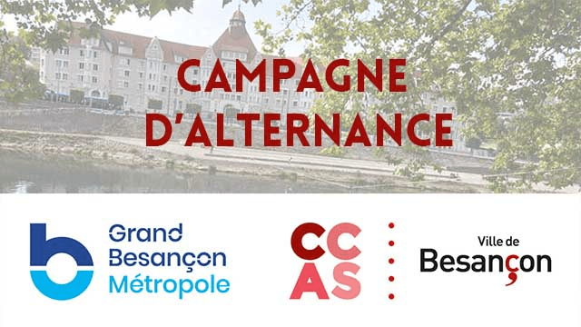 Campagne de recrutement alternance à la Ville et Communauté d'agglomération du Grand Besançon