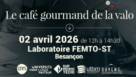 Café Gourmand de la valo et de l'innovation - Jeudi 02 Avril à SUPMICROTECH