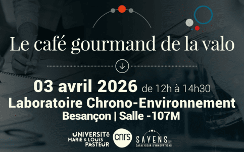Café gourmand de la valorisation et de l'innovation à Chrono environnement le 03/04