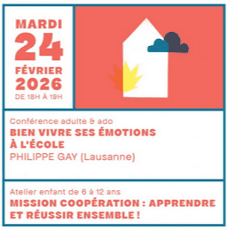 Conférence : Bien vivre ses émotions à l'école 